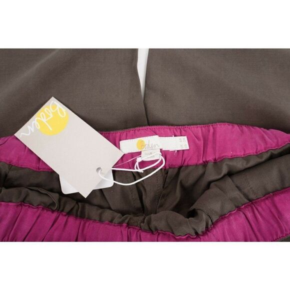 Boden Womans Olive Green Lottie Trousers Pants Cupro Drawstring US 2 UK 6 NWT - Picture 8 of 9